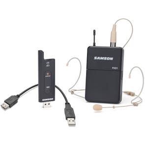 Samson XPD2B DE5USB Digital Wireless Headset Microphone System
