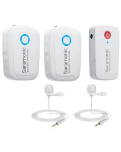 Saramonic BLINK500B2 Dual Transmitter Camera Wireless System White