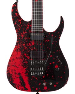 Schecter Sullivan King Banshee 6FRS Guitar Obsidian Blood