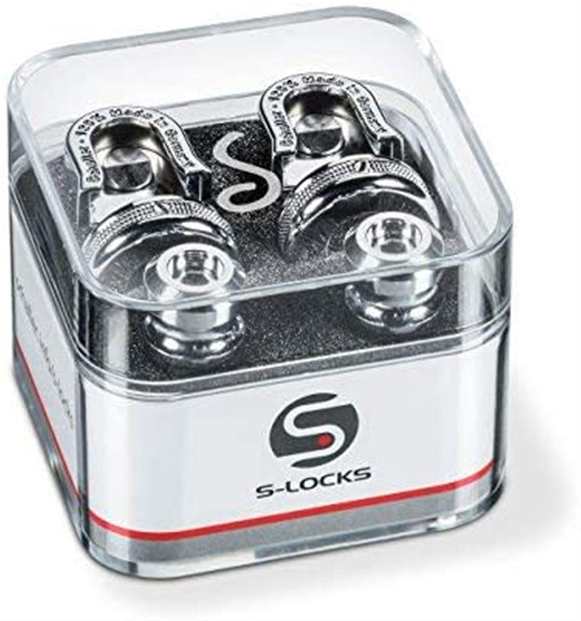 Schaller Security Locks Guitar Strap Locks Chrome