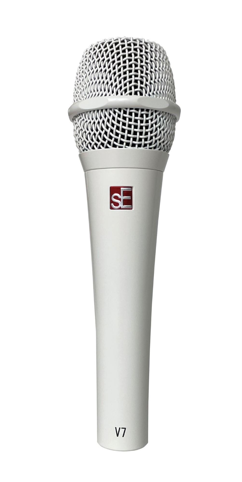 sE Electronics V7-WHT Handheld Dynamic SuperCardioid Vocal Mic White