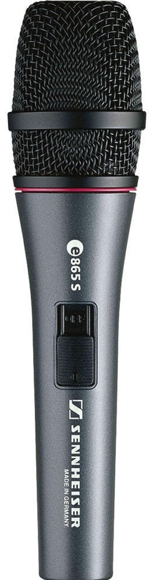 Sennheiser e865S Super-Cardioid Handheld Condenser Mic With Switch