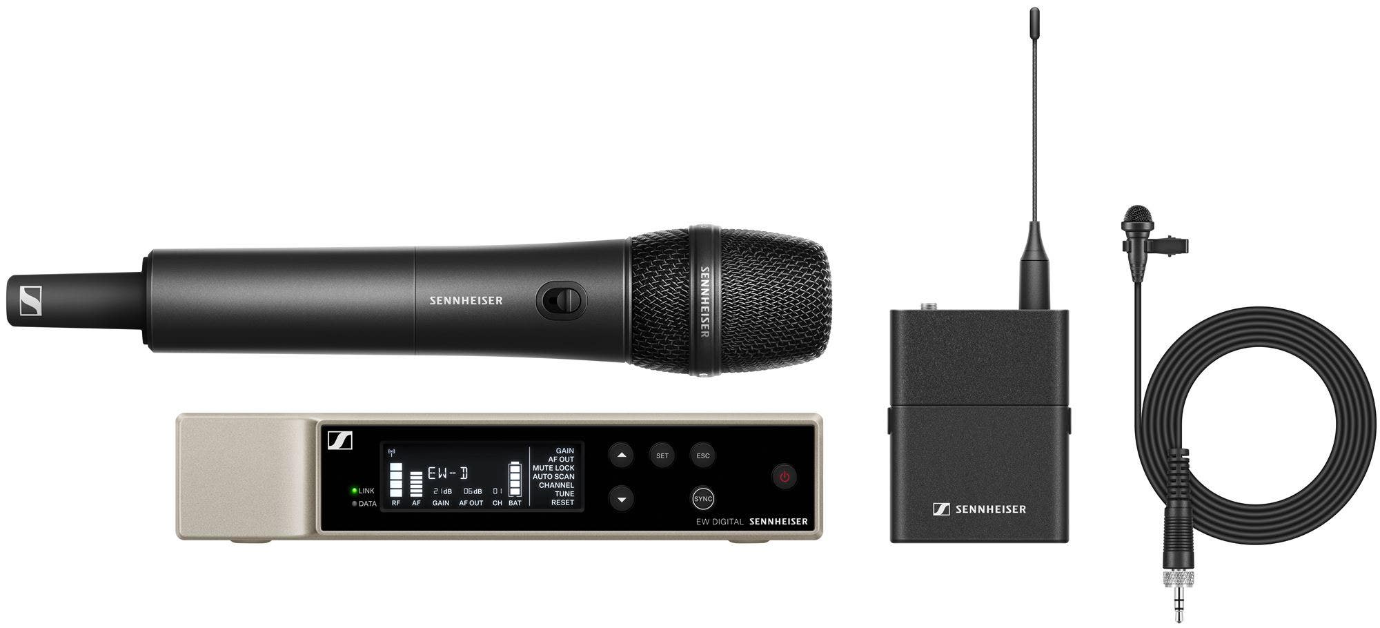 Sennheiser Evolution Digital Wireless ME2/E835-S Combo Set Group Q1-6