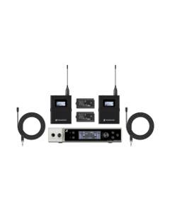 Sennheiser EW-DX eVolution Digital Dual MKE-2 Lavalier Set Group Q1-9