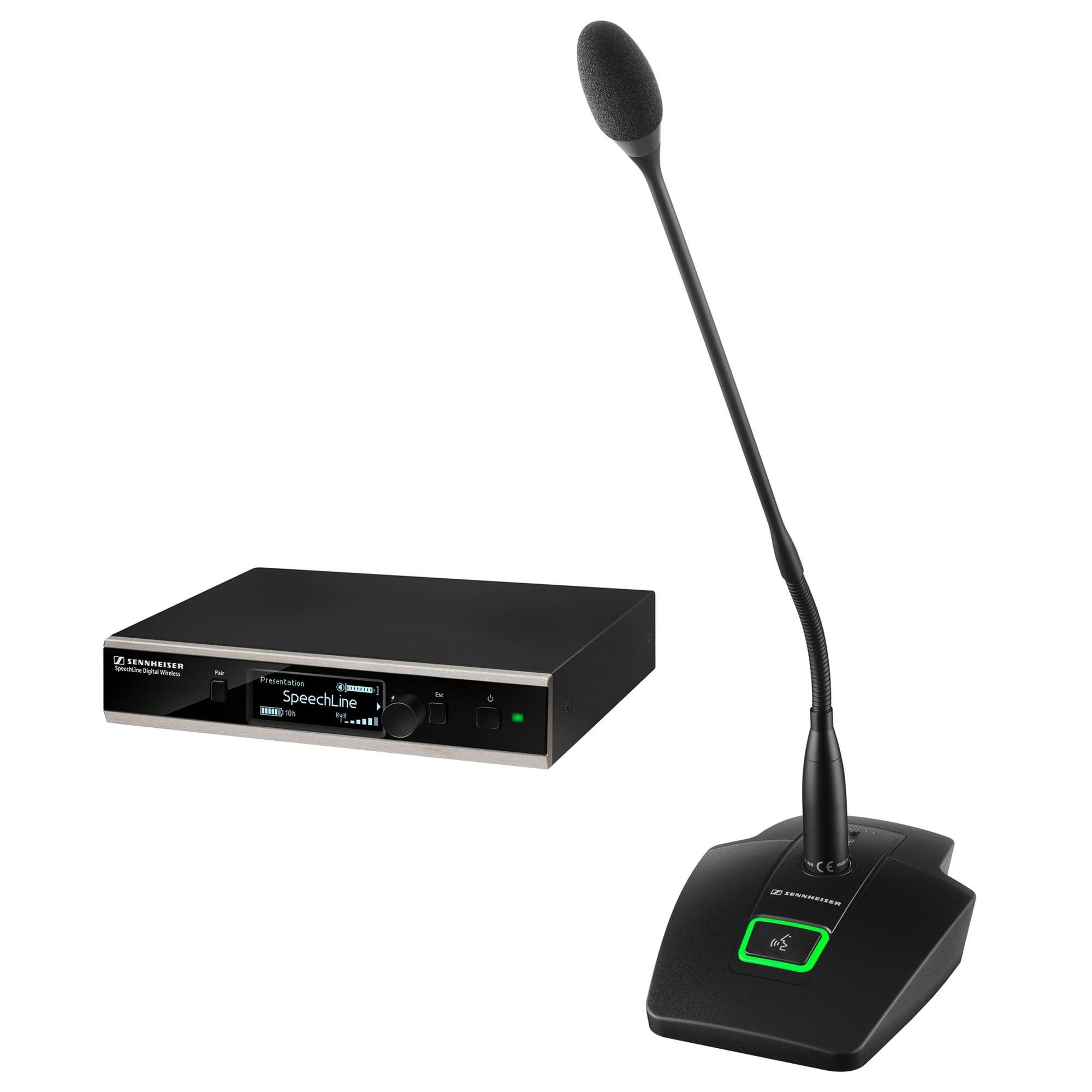 Sennheiser SL TS 153 GN-L Speechline Wireless Table Gooseneck Mic Set