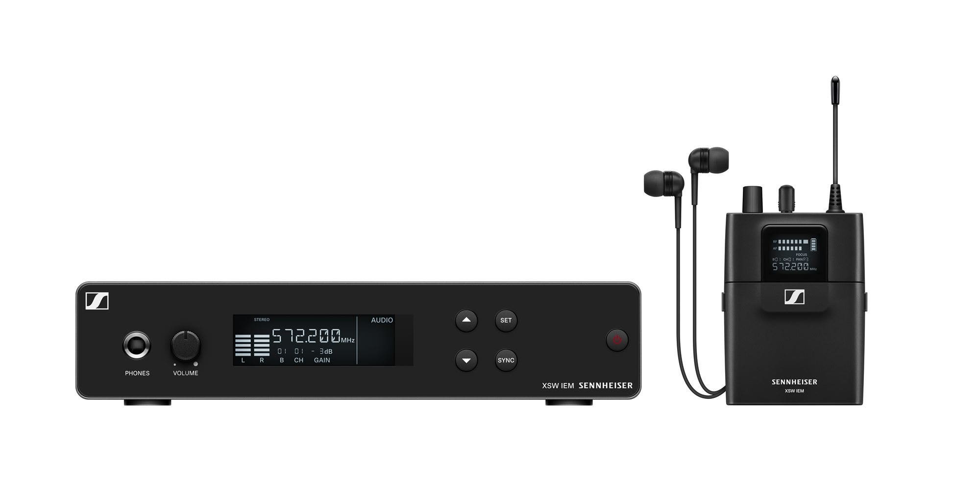 Sennheiser XSW IEM SET Wireless In Ear Monitor System Band A
