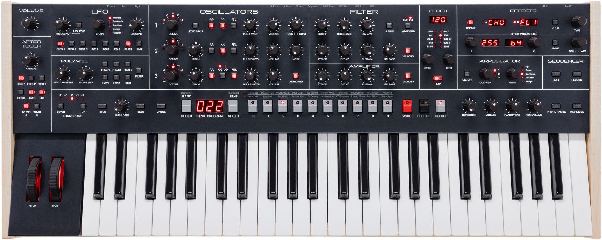 Sequential Trigon 6 Analog Synthesizer