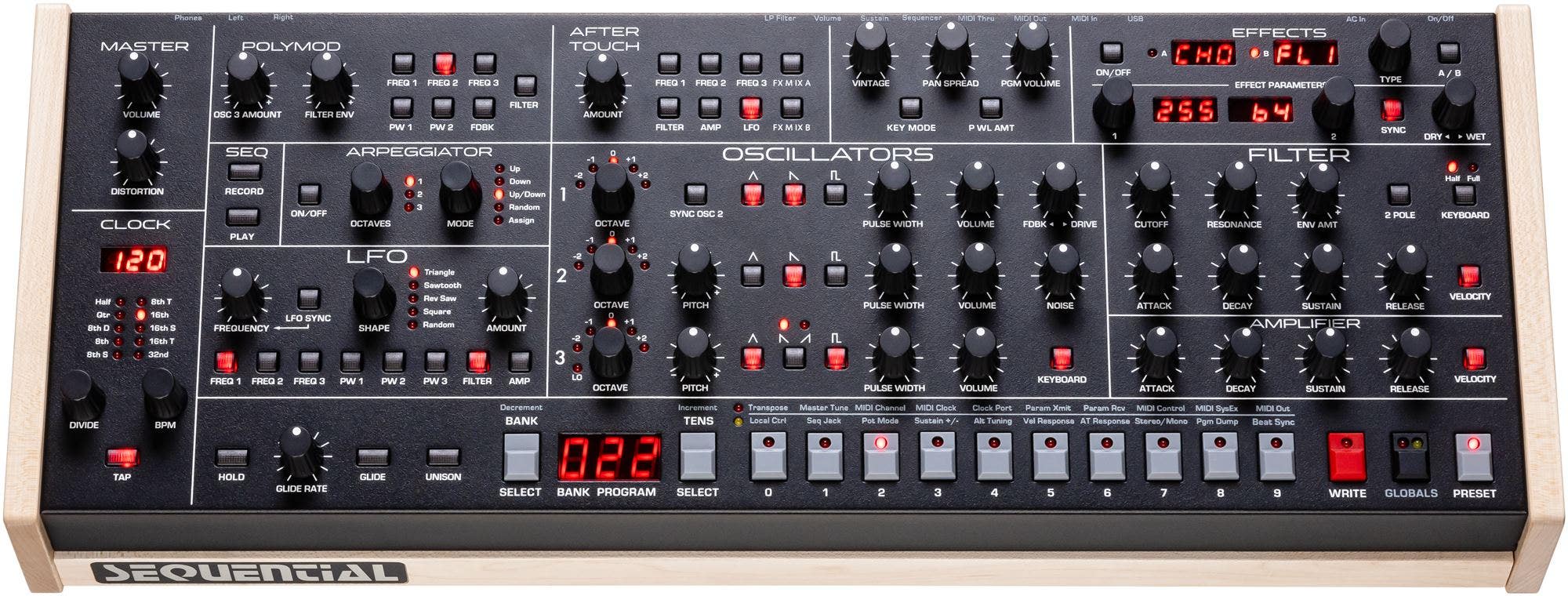 Sequential Trigon 6 Desktop Analog Synthesizer
