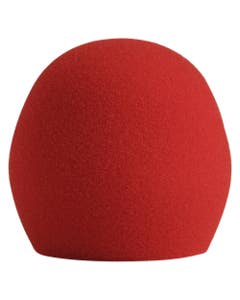 Shure A58WSRED Red Foam Windscreen For Ball Mics
