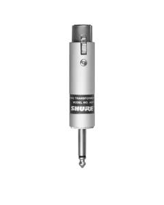 Shure A85F Transformer Low Z Female XLR to High Z 1/4" Phono