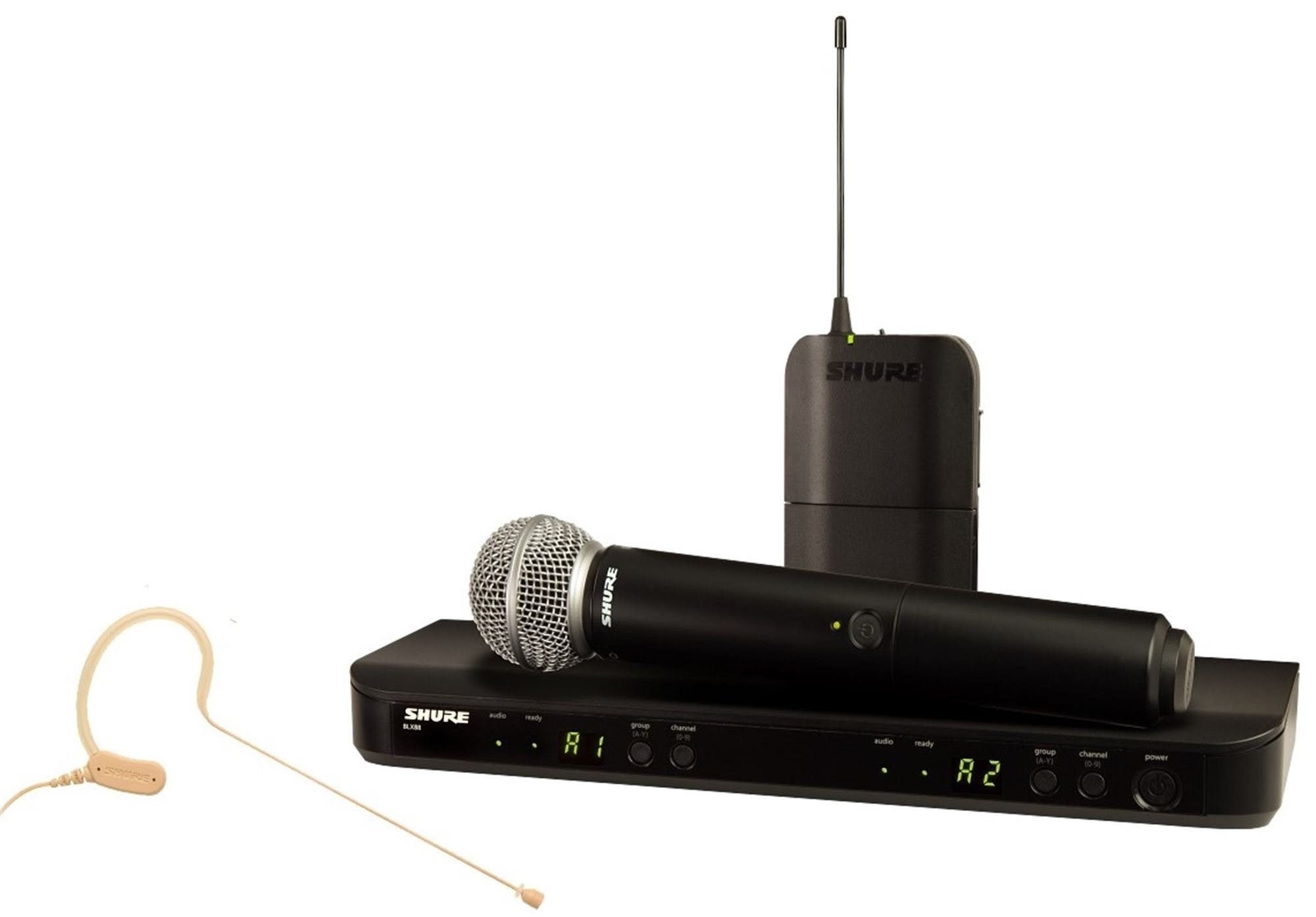 Shure BLX1288/MX153 BLX Dual Combo Wireless System
