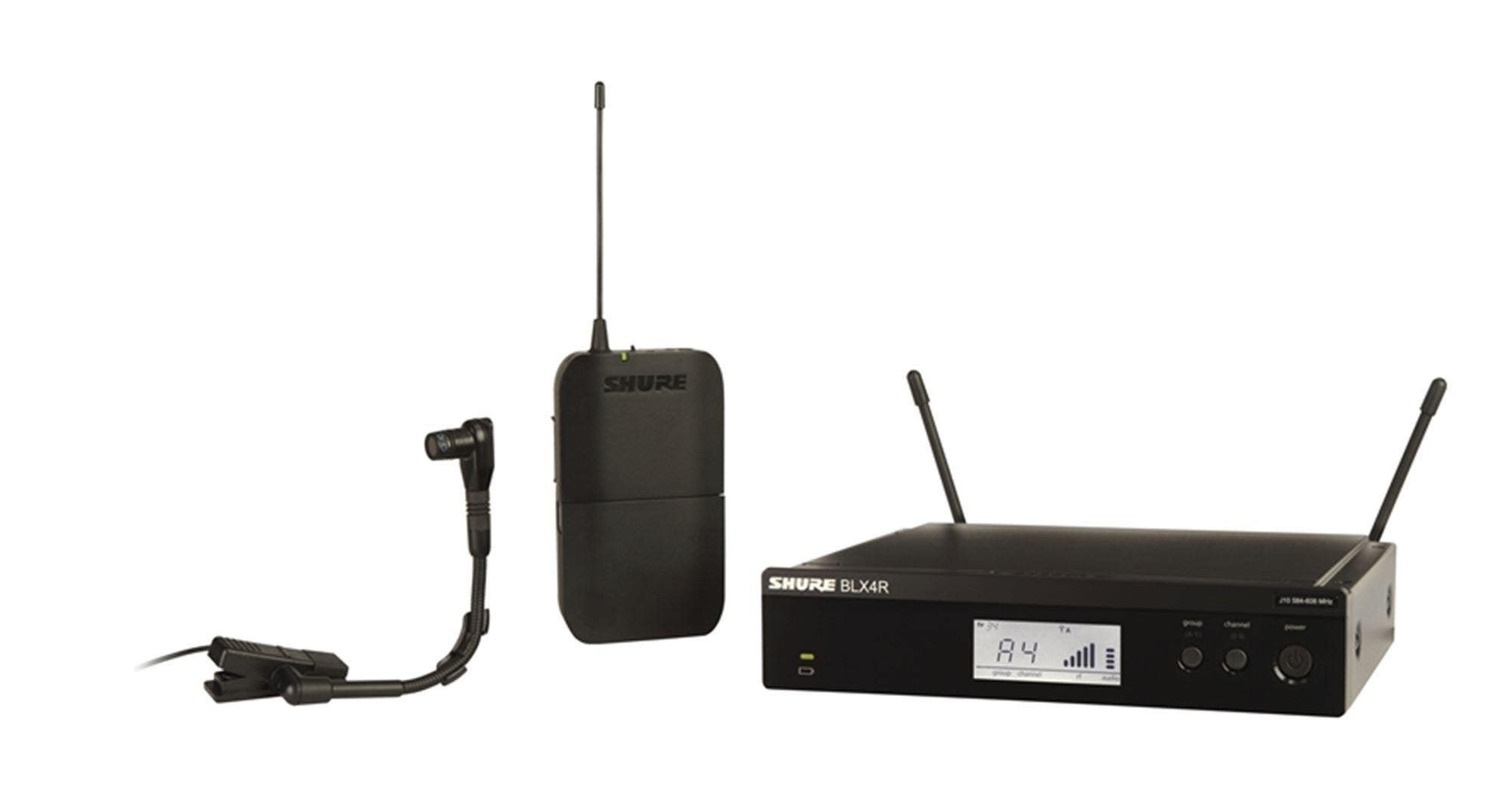 Shure BLX 14RB98 Rackmountable Wireless Instrument Mic System ...