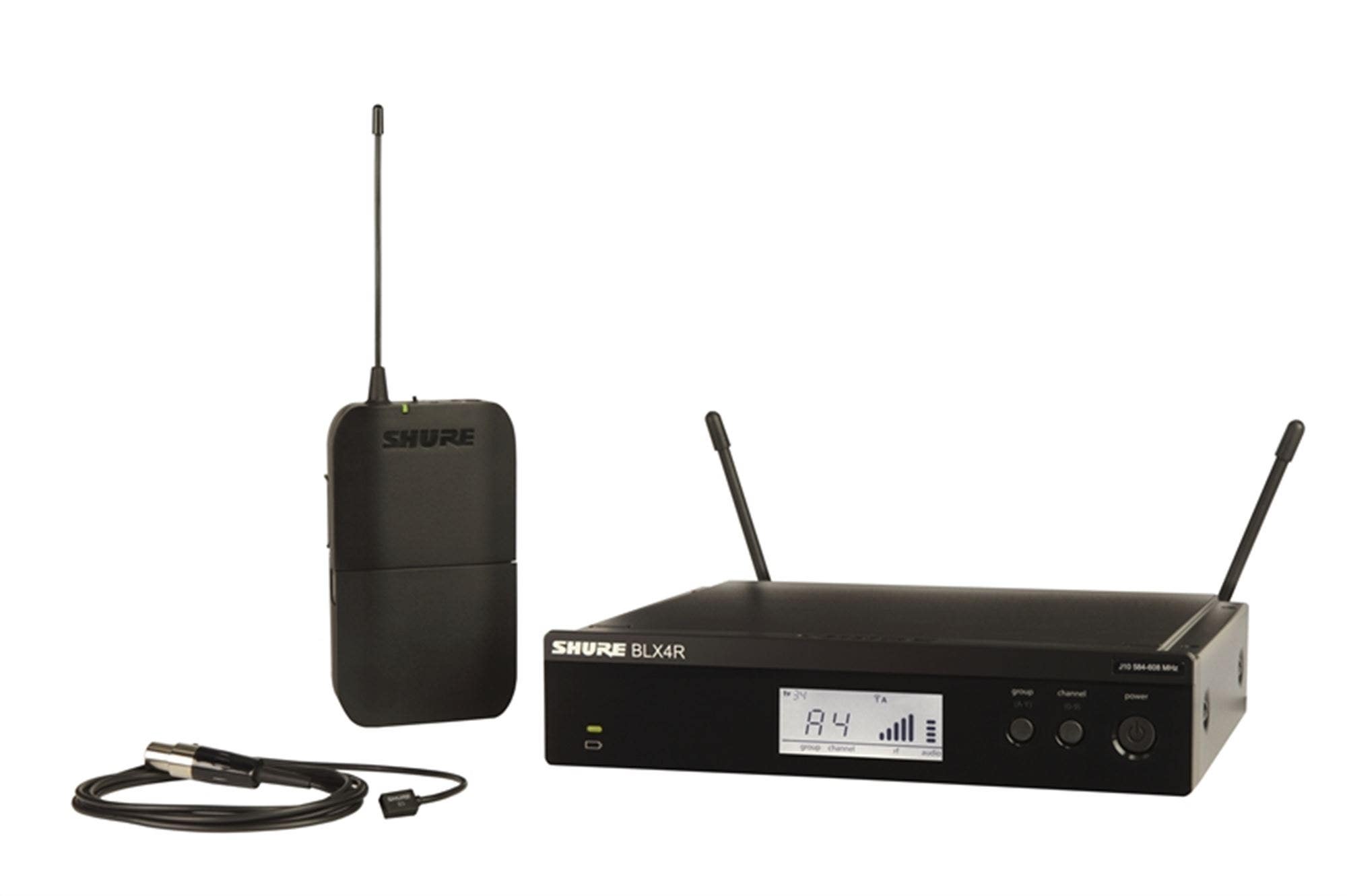Shure BLX 14RW93 Rackmountable Lapel Wireless Mic System