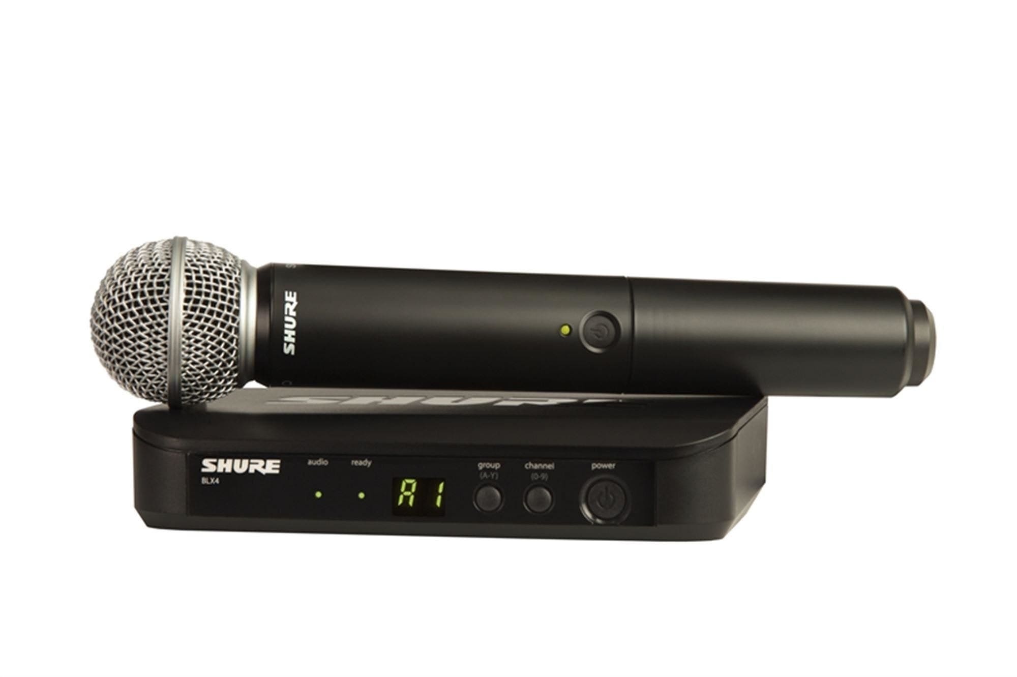 Shure BLX 24SM58 Handheld Wireless Microphone System with SM58 Band H9