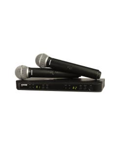 Shure BLX 288PG58 Dual Handheld Wireless Microphone System Band H10