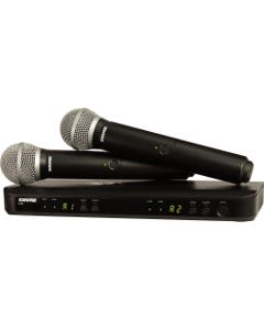 Shure BLX 288PG58 Dual Handheld Wireless Microphone System Band H9
