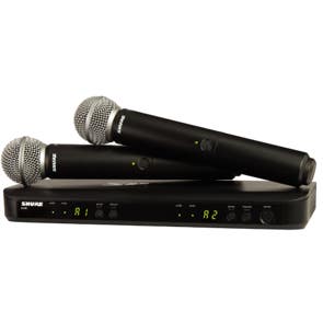 Shure BLX288/SM58 Dual SM58 Handheld Wireless System Group H10