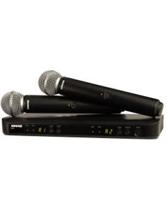 Shure BLX288/SM58 Dual SM58 Handheld Wireless System Group H10