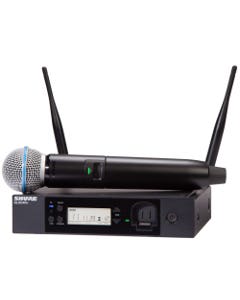 Shure GLXD24R Plus Dual Band Vocal Wireless Handheld System with BETA58A