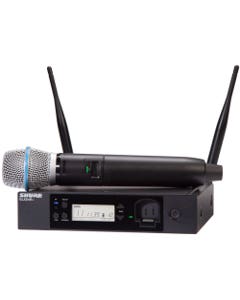 Shure GLXD24R Plus Dual Band Vocal Handheld Wireless System with Beta87A