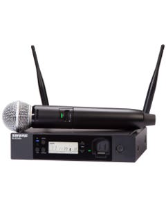 Shure GLXD24R Plus Dual Band Vocal Handheld Wireless System with SM58