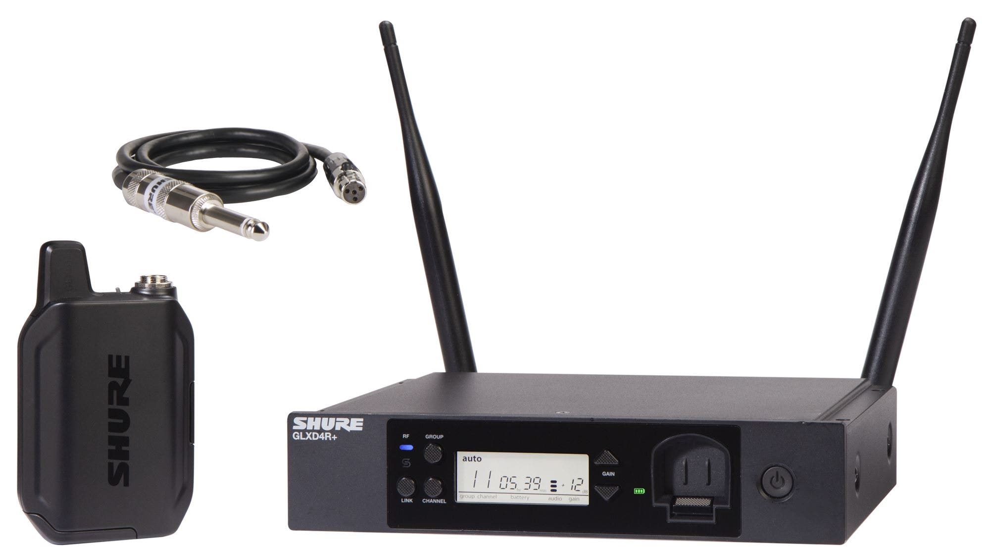 Shure GLXD14R Plus Dual Band Instrument  Guitar Wireless System