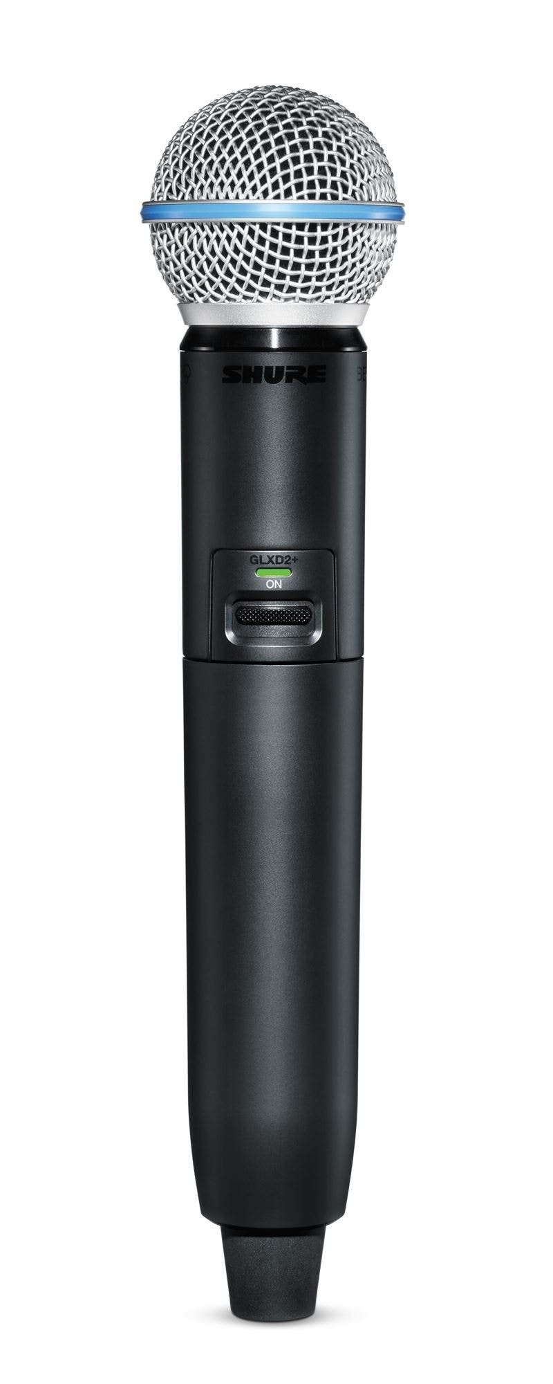 Shure GLXD2 Plus Dual Band Beta58a Handheld Transmitter Group Z3