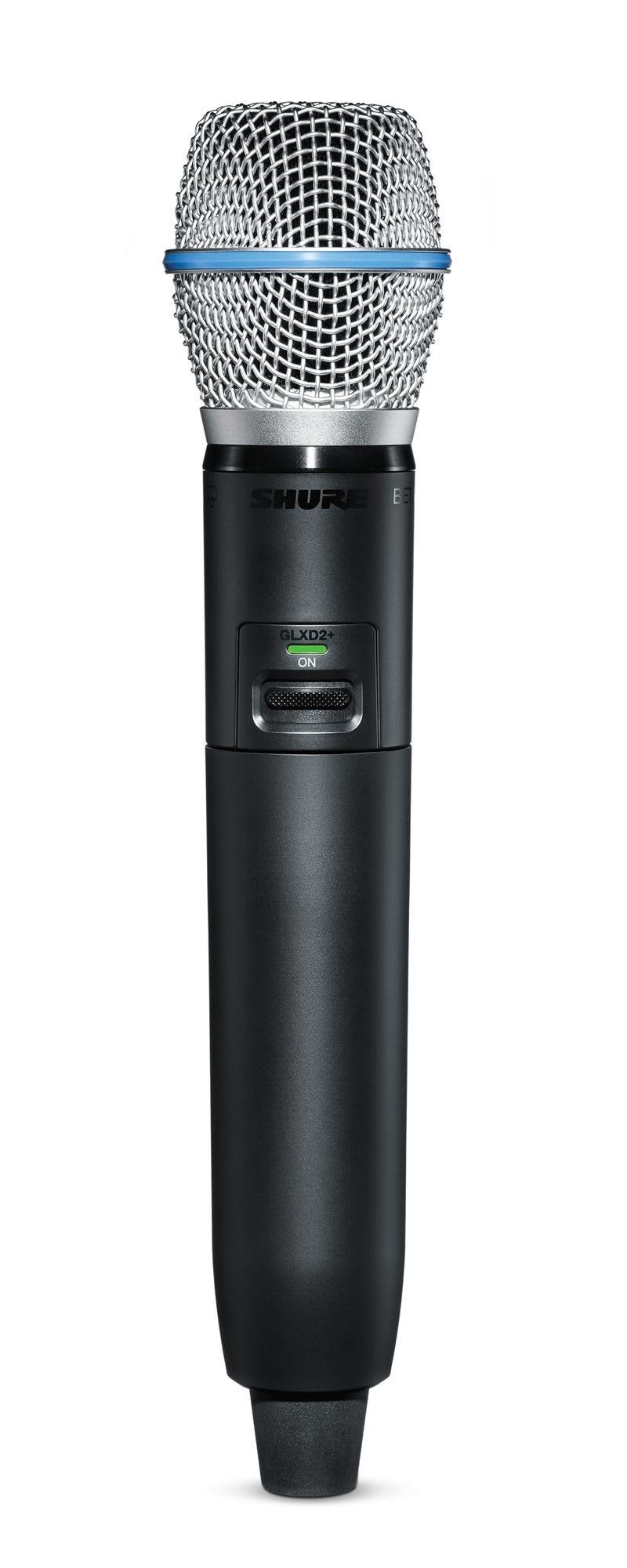Shure GLXD2 Plus Dual Band Beta87a Handheld Transmitter Group Z3
