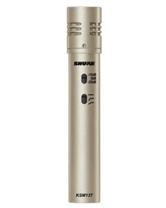 Shure KSM137 Cardioid Condenser Microphone with Windscreen
