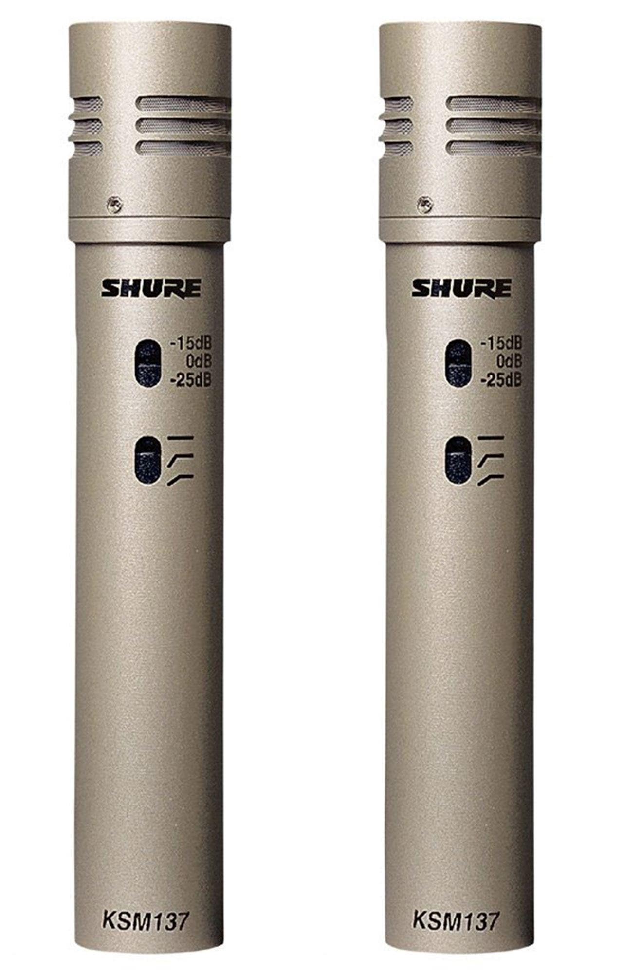 Shure KSM137 SL Stereo Pair Condenser Microphones
