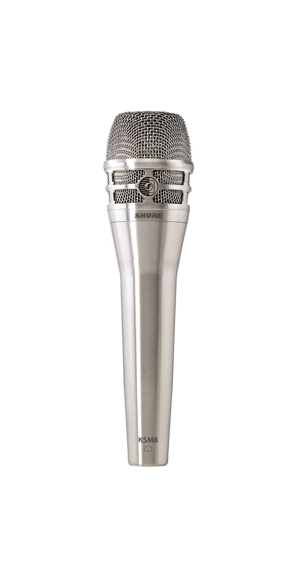 Shure KSM8/N Dualdyne Cardioid Dynamic Handheld Vocal Microphone Nickel