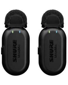 Shure MV-TWO-Z7 MoveMic Dual Wireless Lavalier Microphone