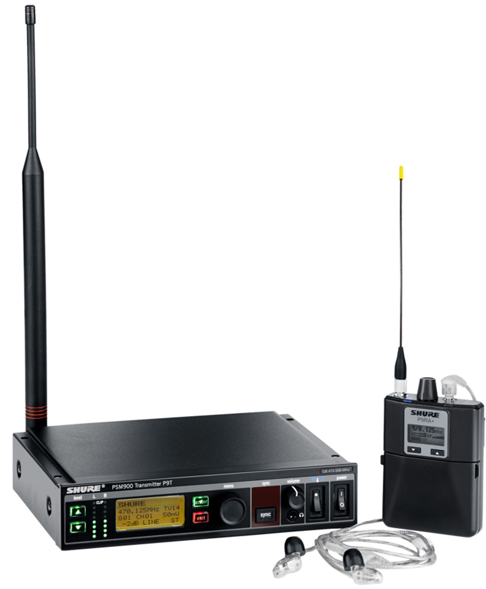 Shure P9TRA425CL PSM900 Personal Monitor System With SE425 G7