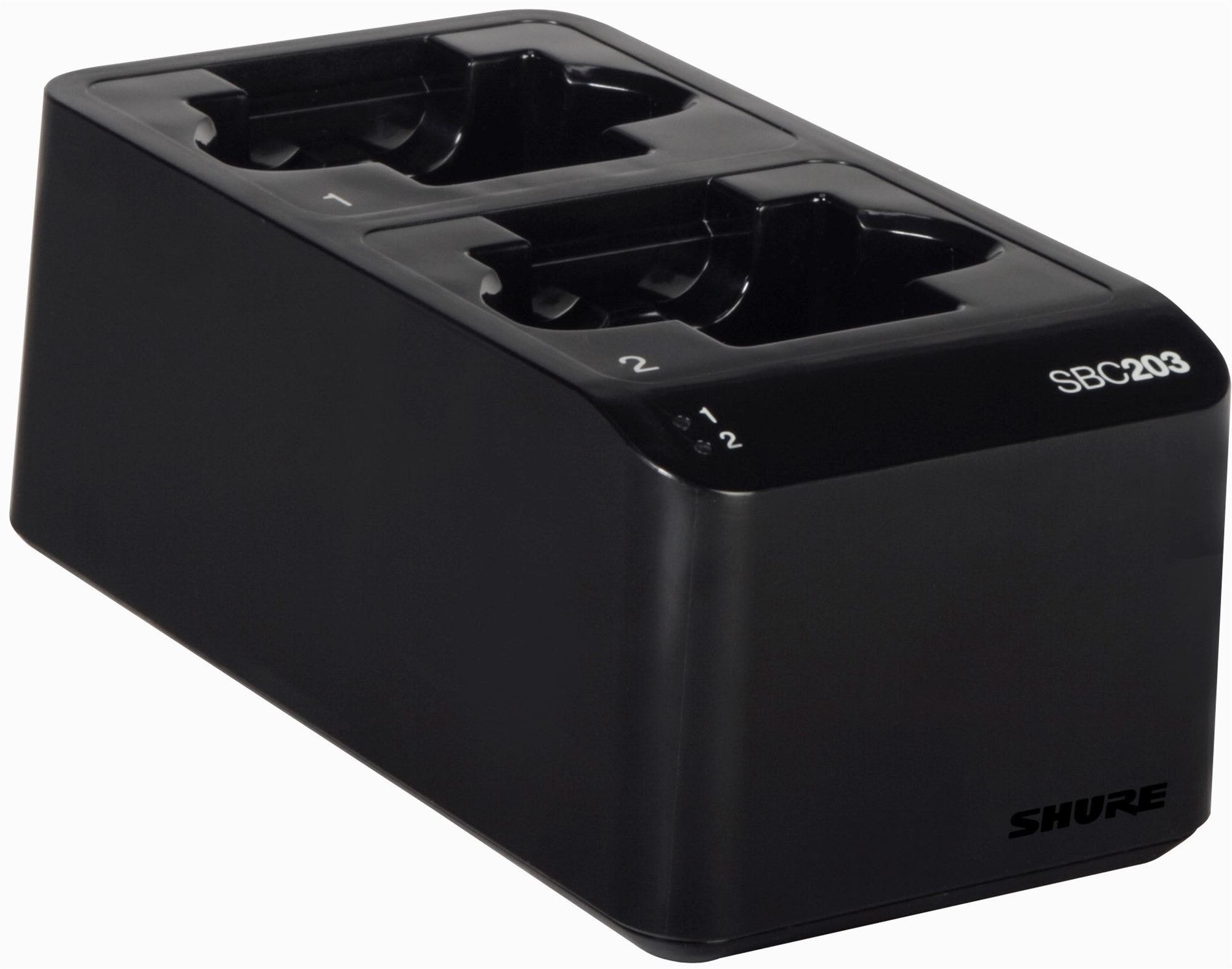Shure SBC203-US Dual Docking Charger for SLX-D and SB903