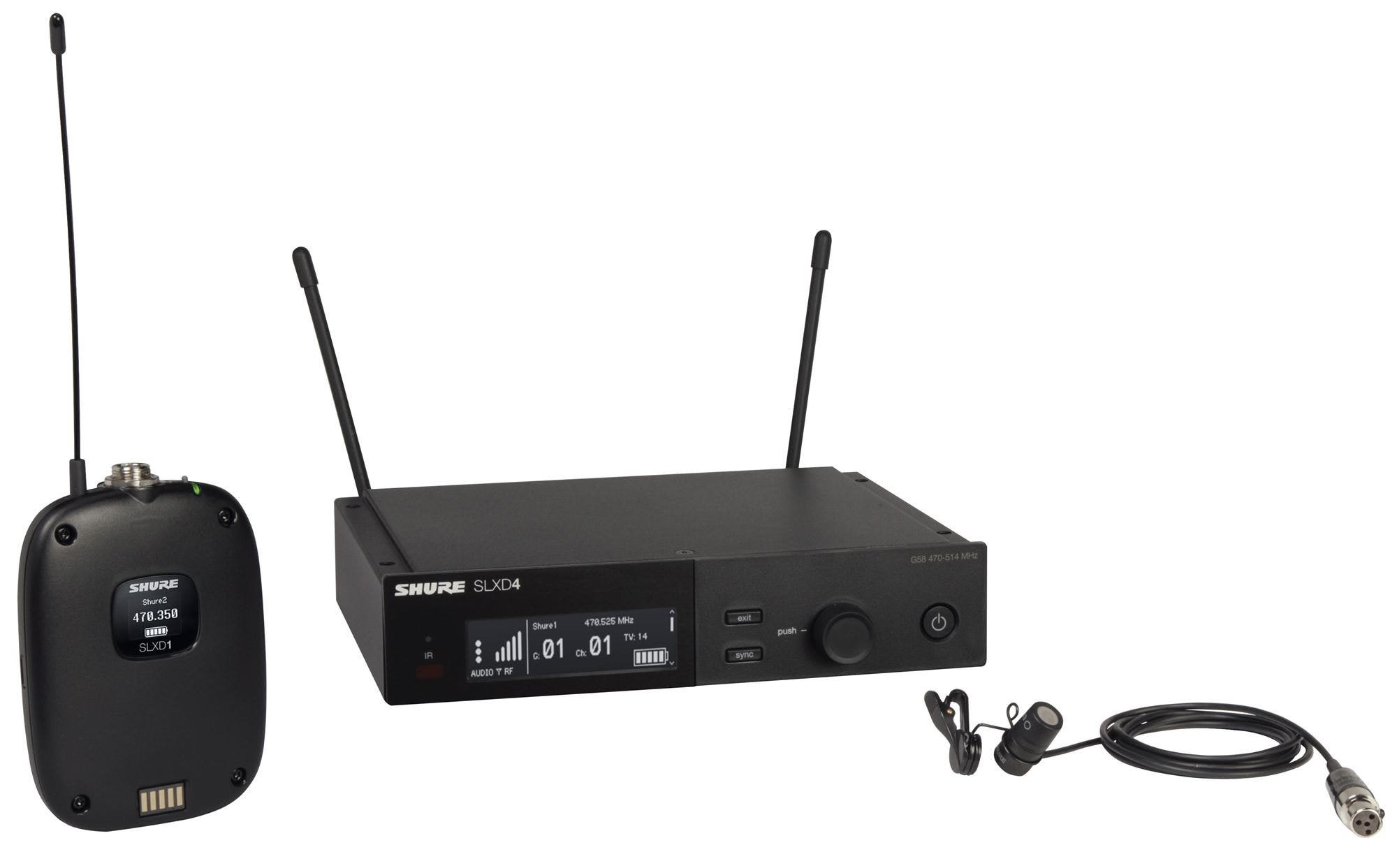Shure SLXD14/85 SLX-D Digital Lavalier Wireless System