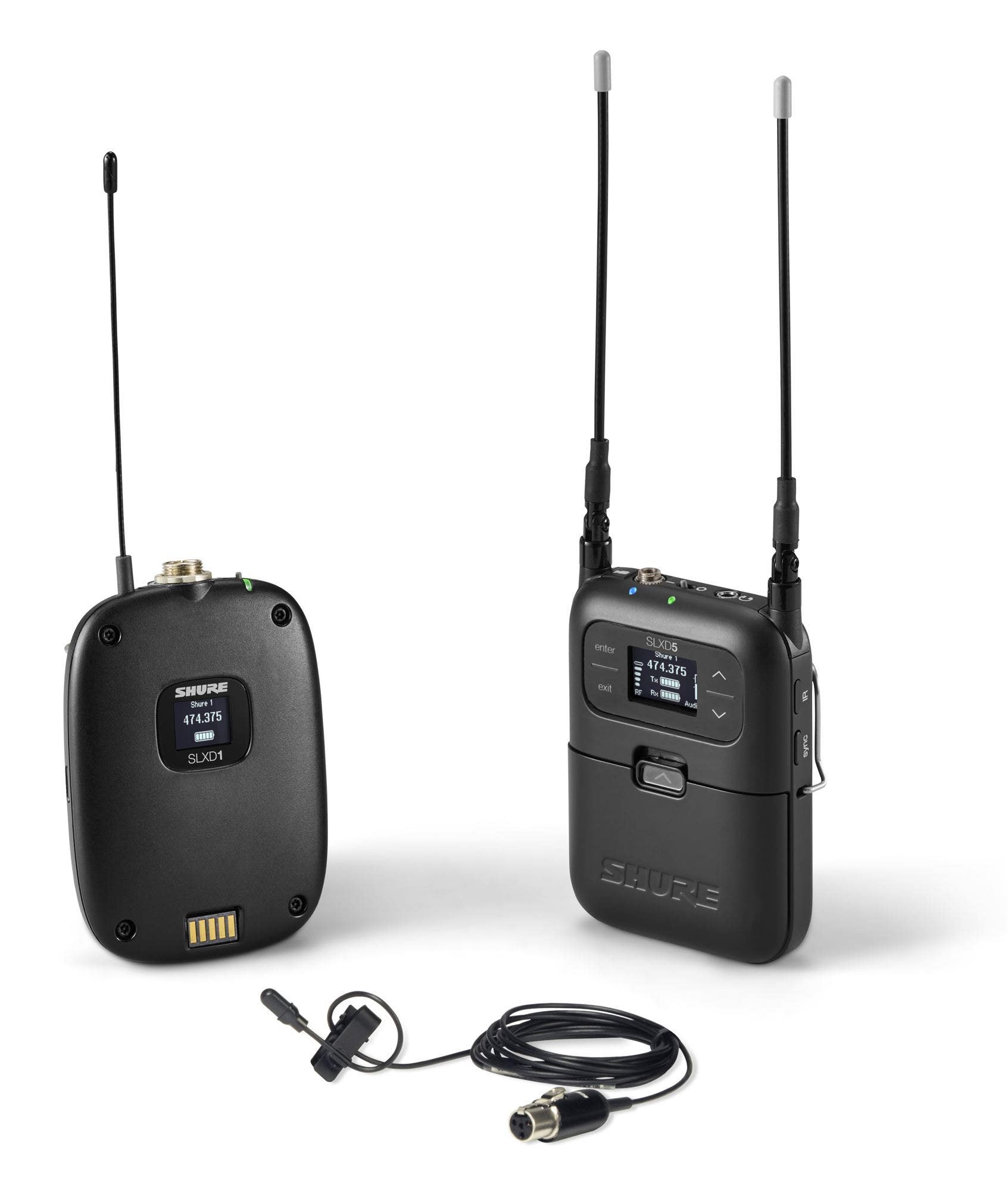 Shure SLXD15/DL4B-G58 Portable Digital Wireless Omni Lav System