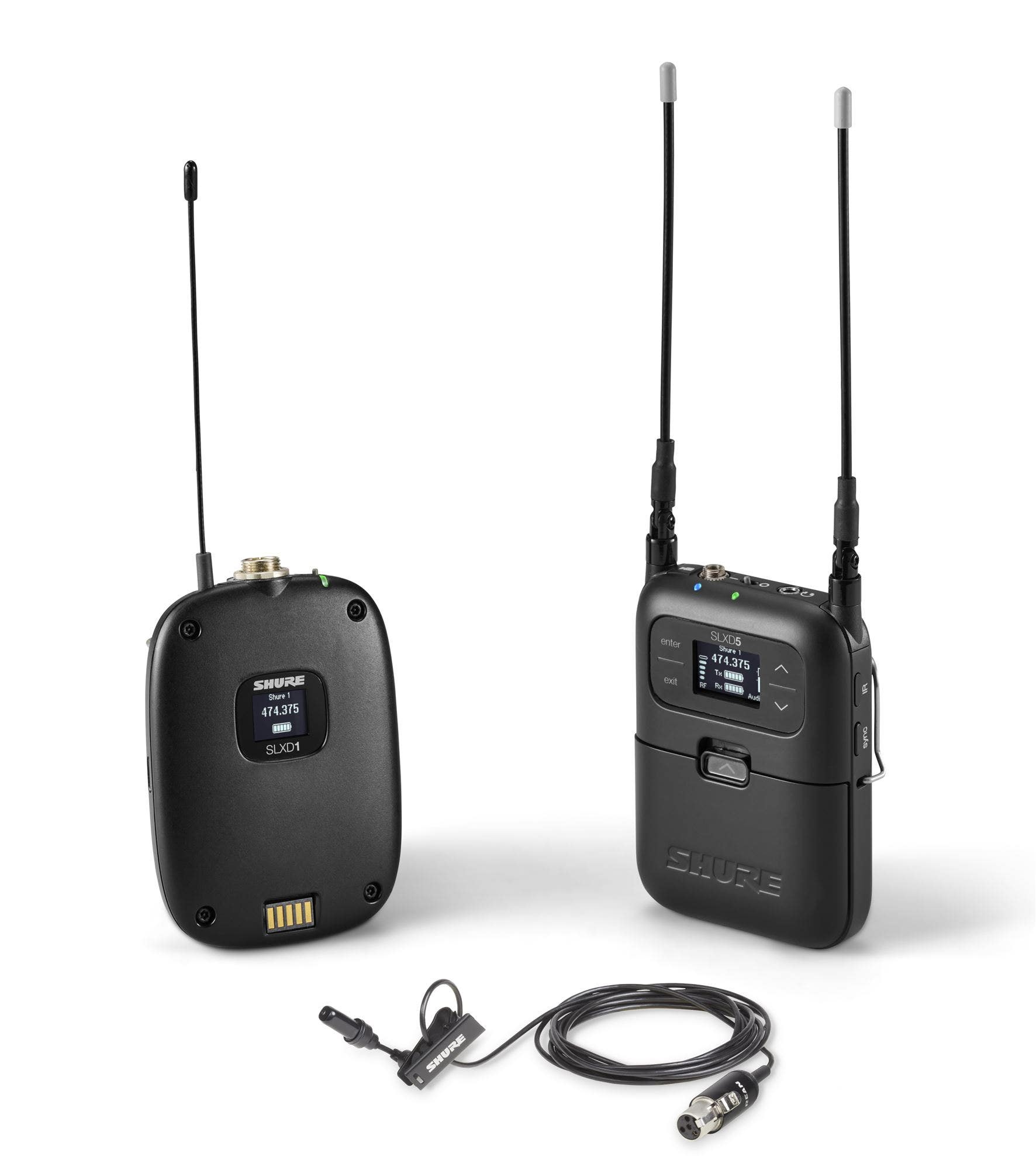 Shure SLXD15/UL4B-G58 Portable Digital Wireless Cardioid Lav System
