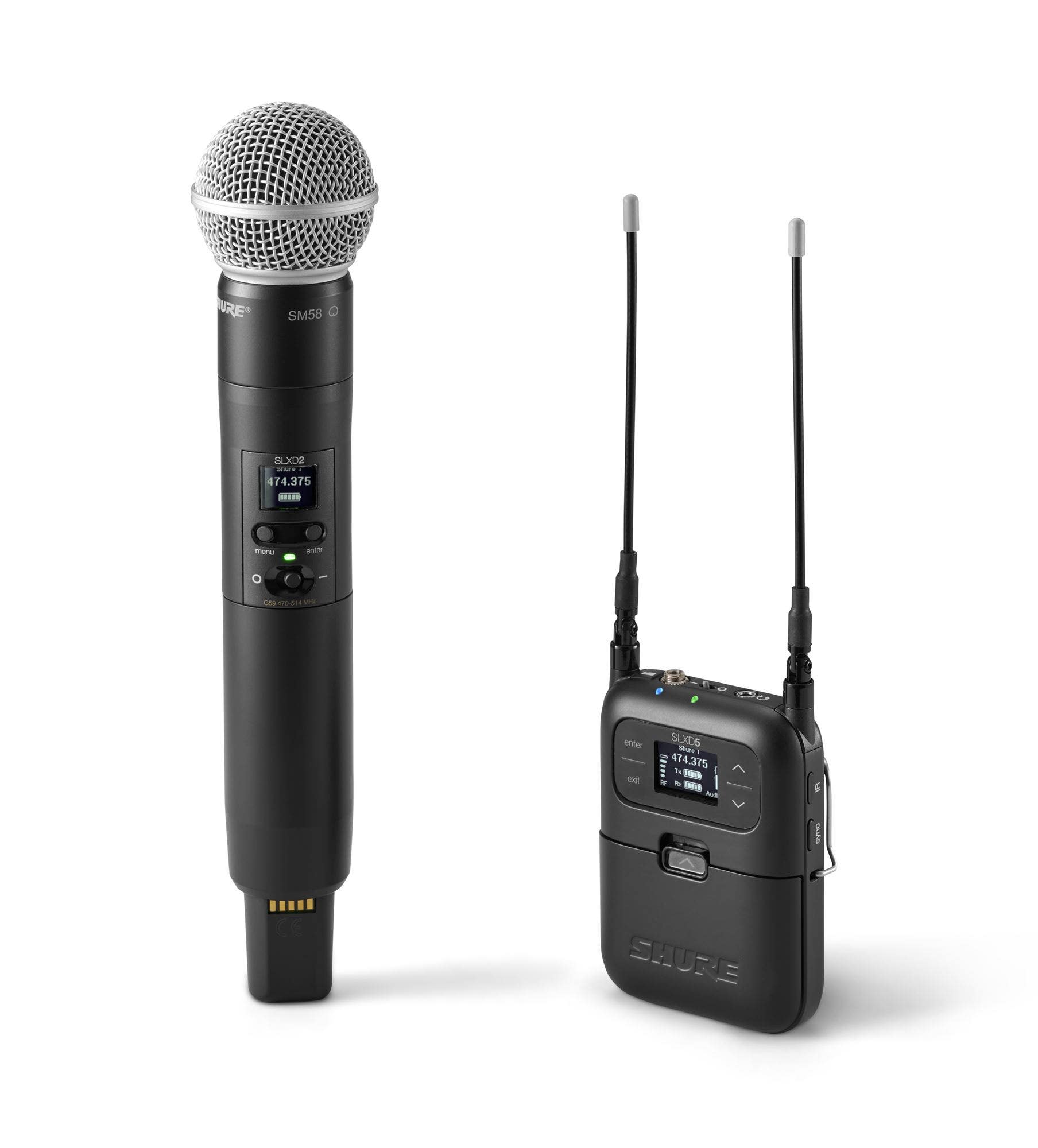 Shure SLXD25/SM58-H55 Portable Digital Wireless Handheld System