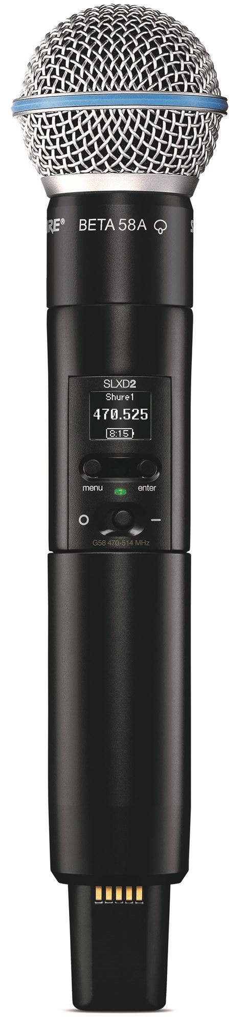 Shure SLXD2B58 SLX-D Beta 58 Handheld Transmitter