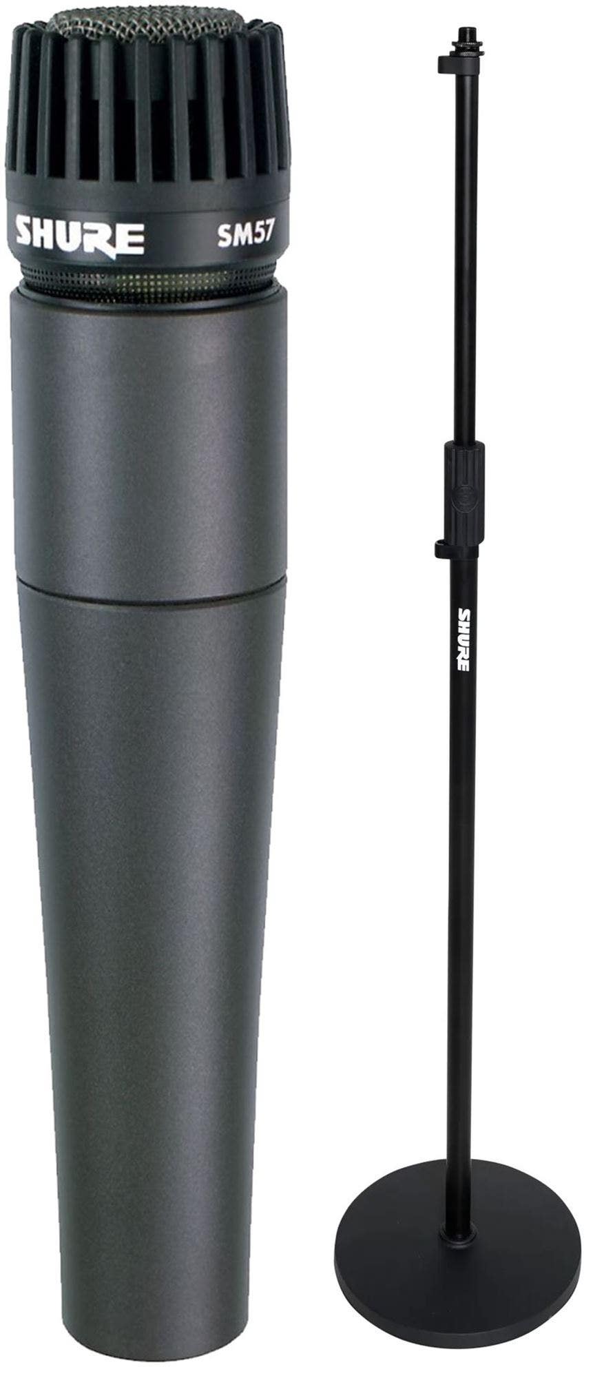 Shure SM57 Microphone and SH-RBMICSTAND10 10