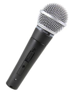 Shure SM58S with Switch Dynamic Vocal Microphone