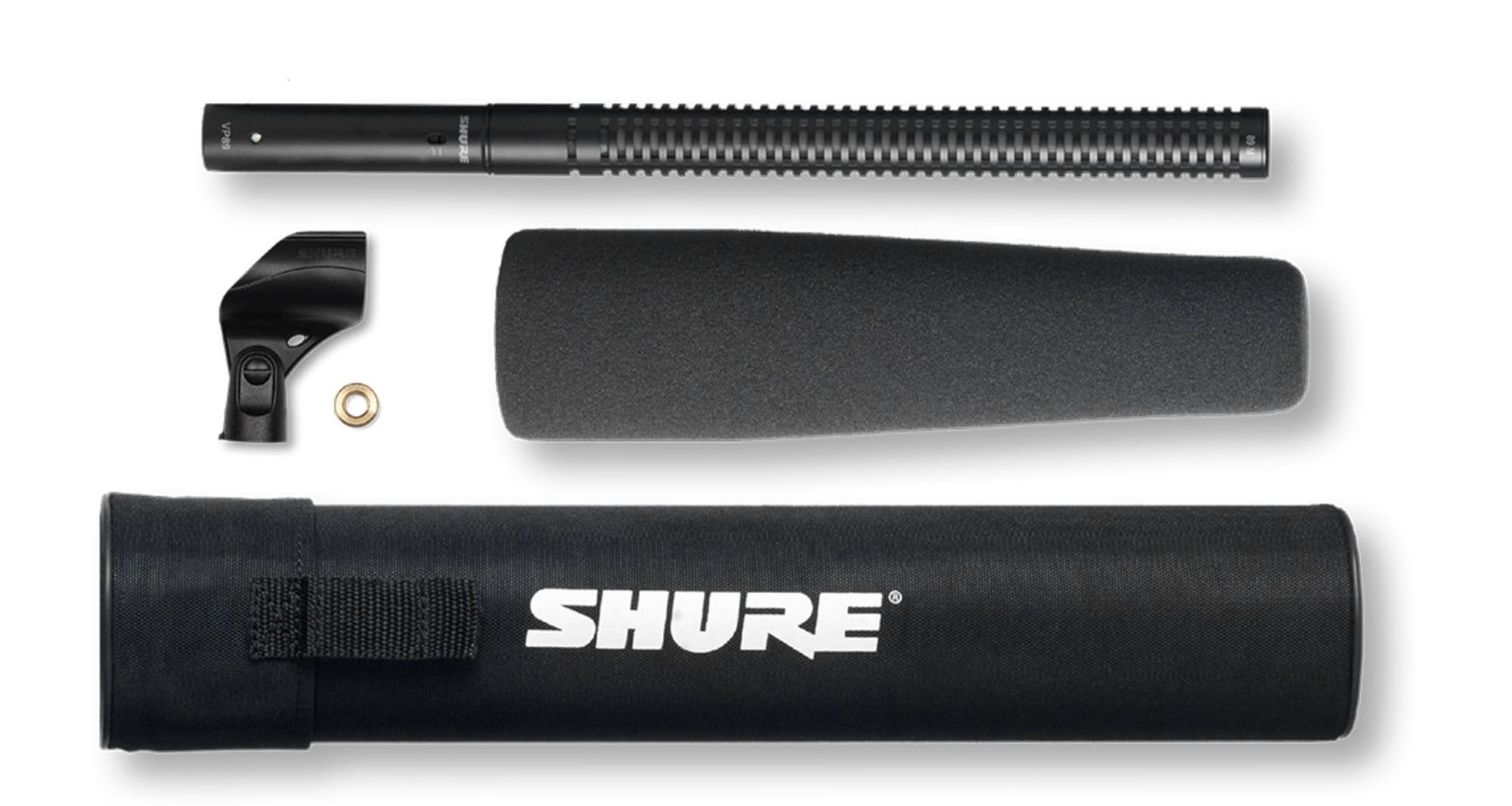 Shure VP89S Short Condenser Shotgun Microphone with Case