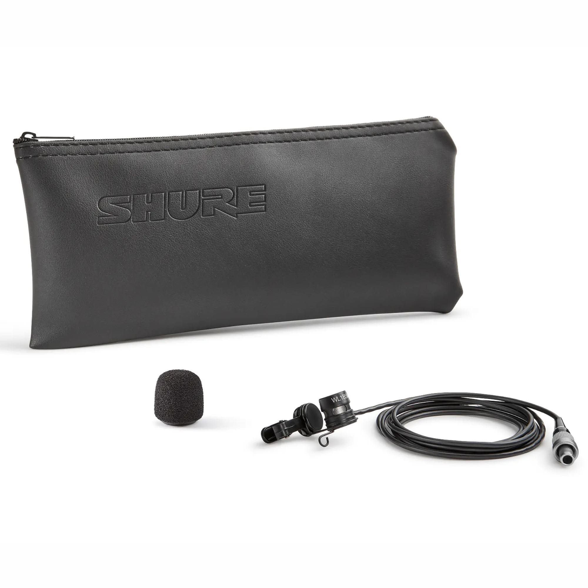 Shure WL185MB/C-LM3 Cardioid Condenser Lavalier Microphone
