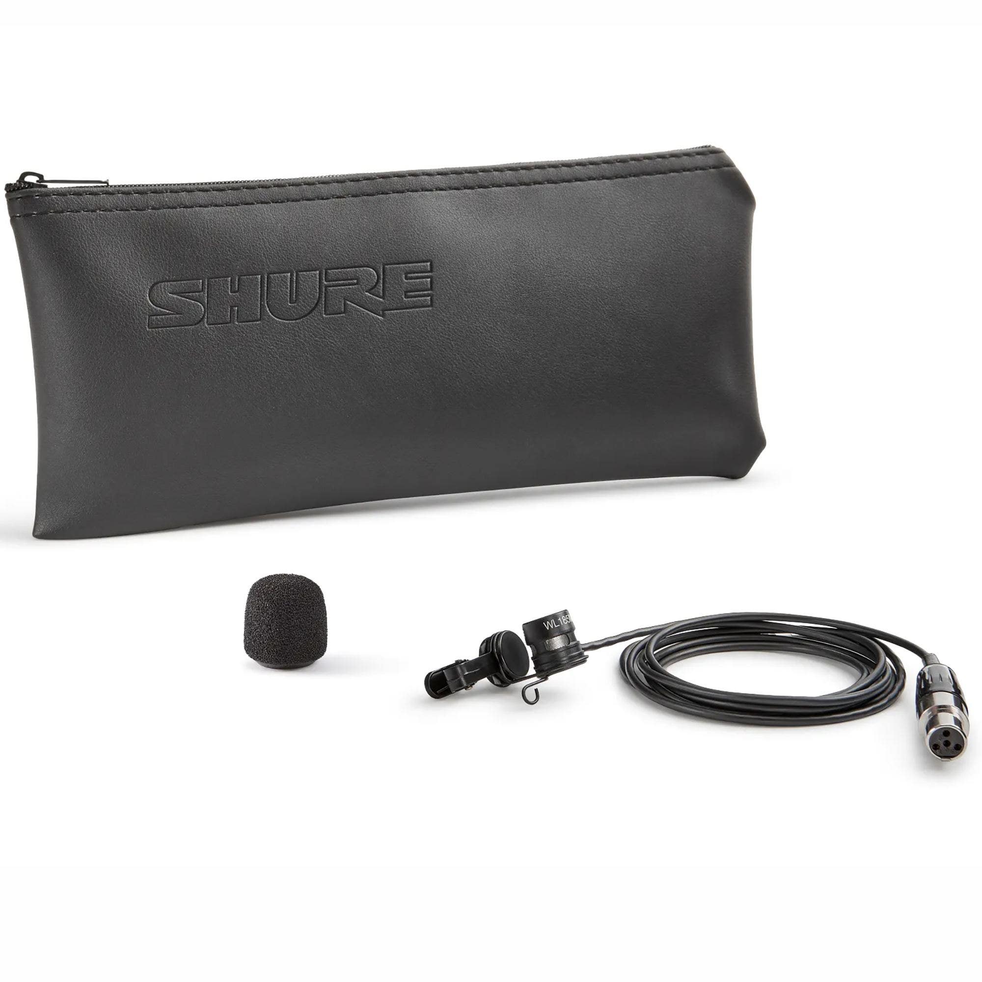 Shure WL185MB/C-TQG Carioid Condenser Lavalier Microphone
