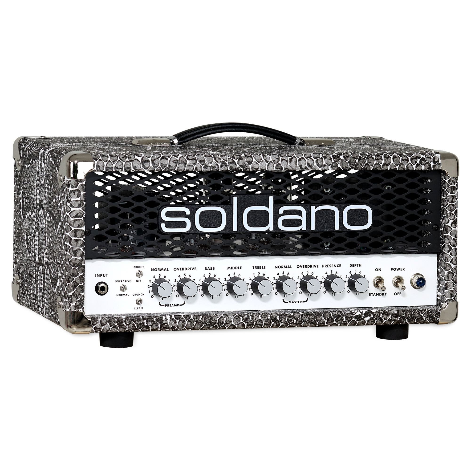Soldano SLO 30 Electric Guitar Amplifier Head 30 Watts Snakeskin