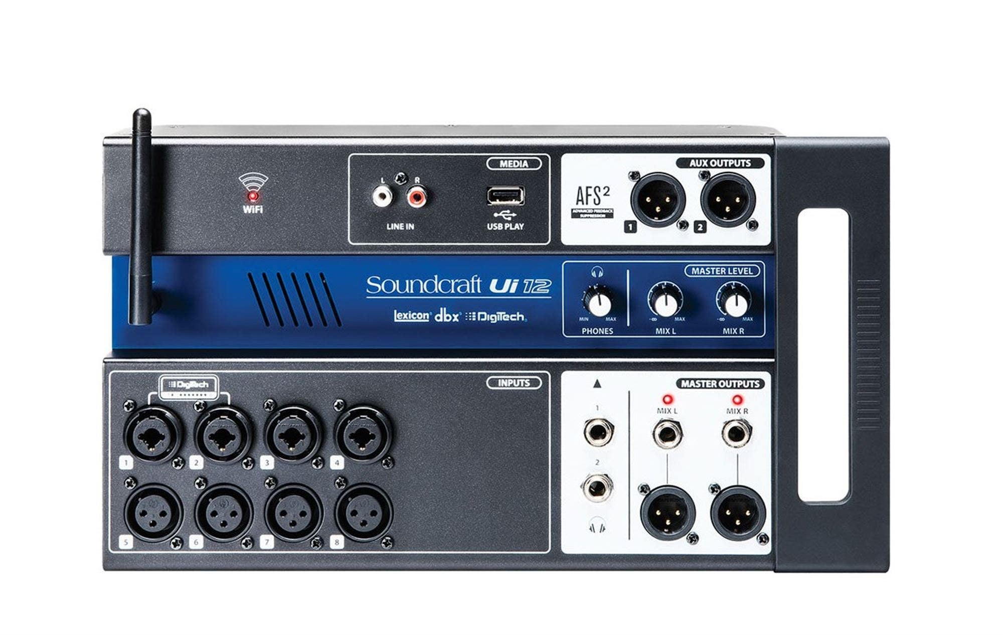 Soundcraft Ui 12 12-Input Remote-Controlled Digital Mixer