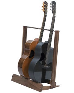 String Swing CC34-BW Side-Loading Inline Black Walnut Guitar Rack