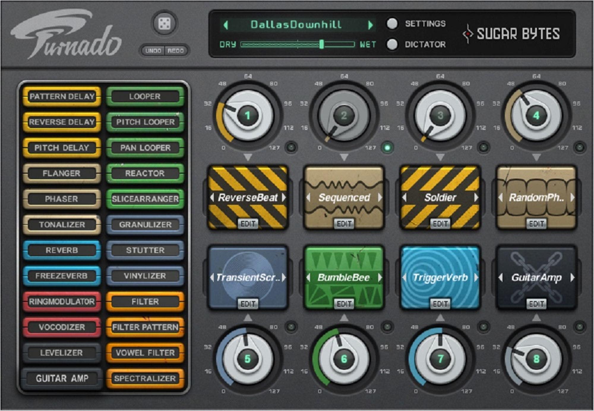 Sugar Bytes Turnado Multi Effect Software - Download