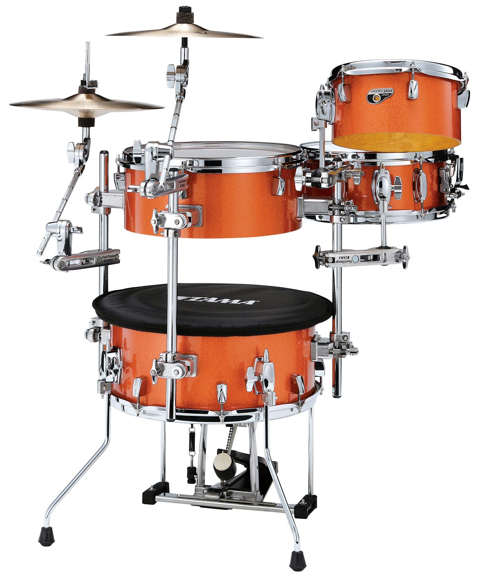 Tama Cocktail-JAM Kit 4-Piece Bright Orange Sparkle
