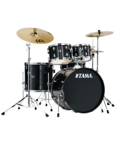 Tama Imperialstar 5 Piece With Meinl Cymbals Hairline Black